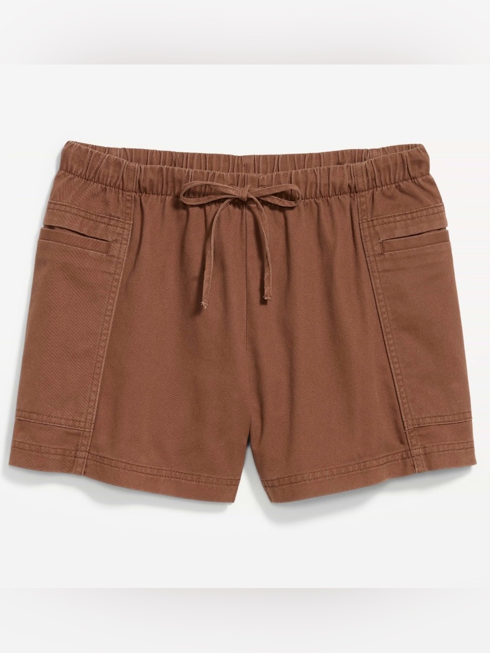 Old Navy Womens Drawstring Cargo Shorts - Brown - Size L - New w/o Tags